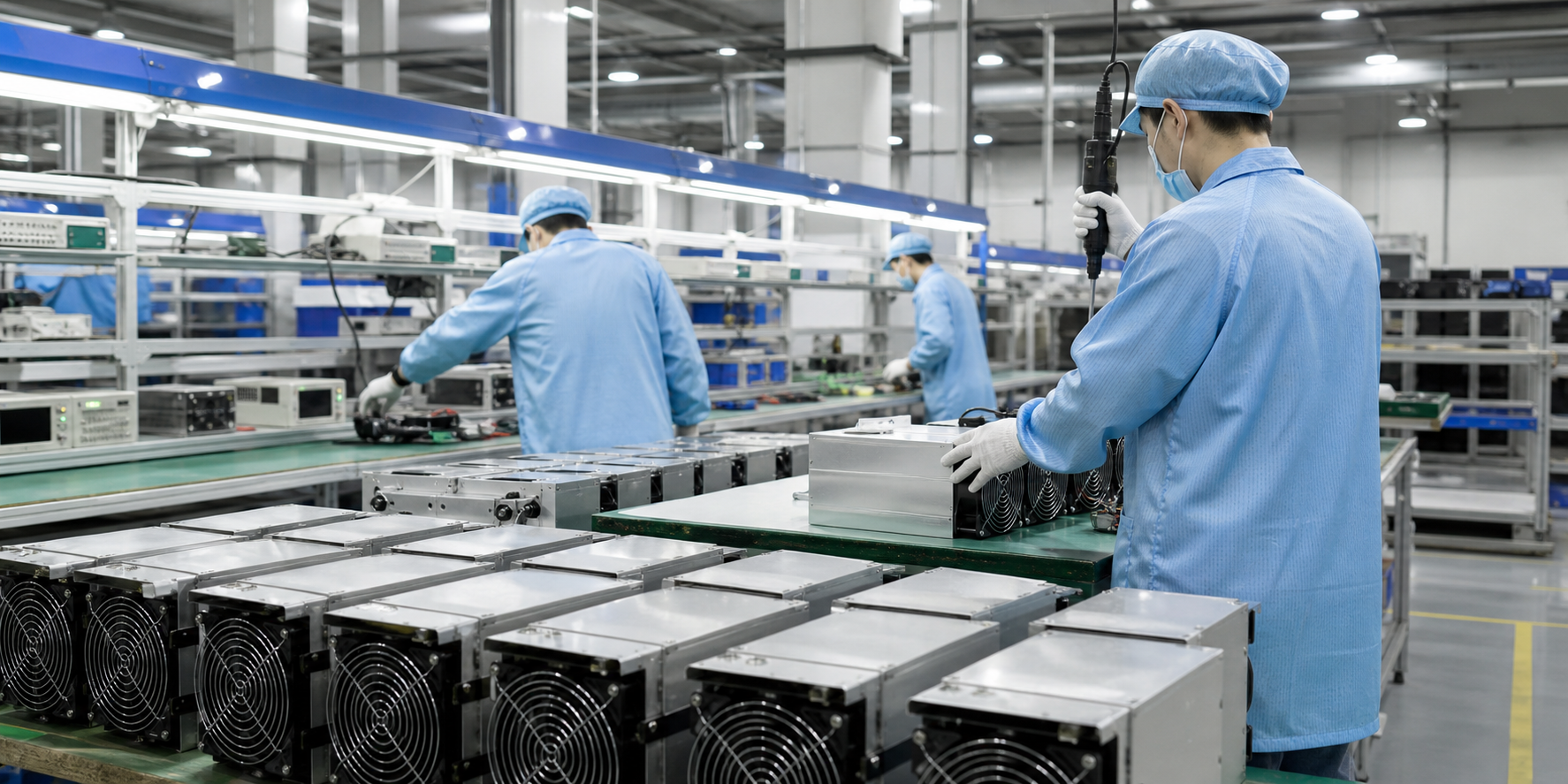 Production & quality control featured in the asic pc guide